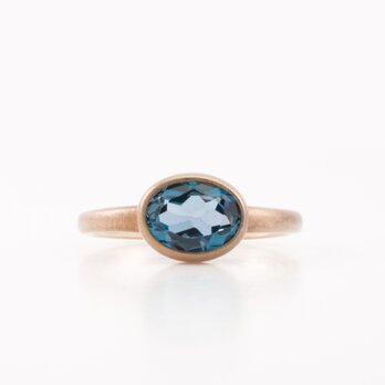 Candy ring / London blue topazの画像