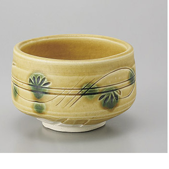 加藤五陶兵衛造　黄瀬戸茶碗の画像