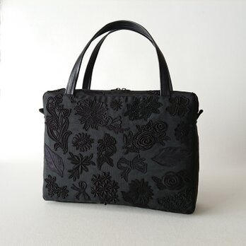 motif lace bag  [black]の画像