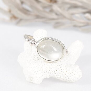 グリーンムーンストーンのリング　10.5号