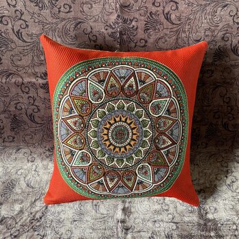 トルコテキスタイルクッションカバー 43×41cm Turkish Textile Cushion Cover txt0005の画像