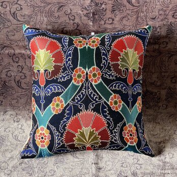 トルコテキスタイルクッションカバー 43×41cm Turkish Textile Cushion Cover txt0007の画像