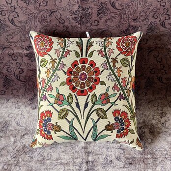トルコテキスタイルクッションカバー 43×41cm Turkish Textile Cushion Cover txt0015の画像