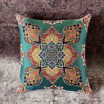 トルコテキスタイルクッションカバー 43×41cm Turkish Textile Cushion Cover txt0018の画像