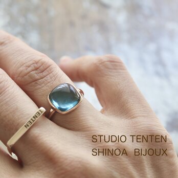 K10[ London blue topazの石言葉]ringの画像
