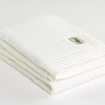 【NOKORI-FUKU のこり福】Pure Towel 無垢ホワイト バスタオルの画像