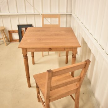 caffe table 2drawer　の画像