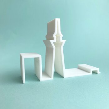 東京スマホスタンド　スマホスタンド　3Dプリンター　東京スカイツリー　スマートフォン　椅子　の画像