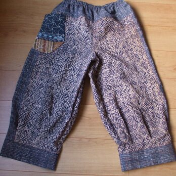 ｍ様専用　浴衣柿渋染めふっくらゆったりパンツ　木綿