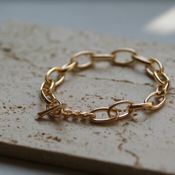 【charm】 twig gold braceletの画像