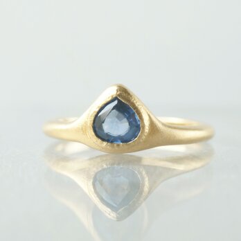 K18 Sapphire Ring/Drop/Blueの画像