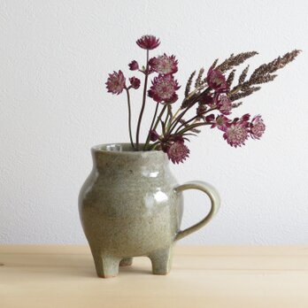 3つ足花瓶　GG003