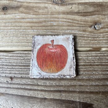 りんごの陶板（ロ）の画像