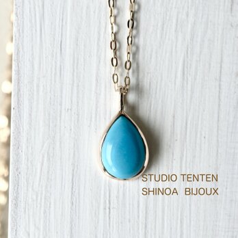 K10[arizona turquoise]necklaceの画像
