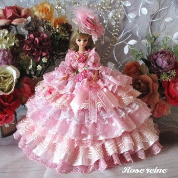 夢見るシンデレラ 妖精が舞うロマンティックミルフィーユドレス 甘さ薫る豪華13段フリルの画像