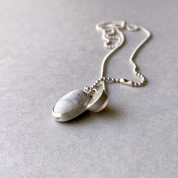 【SV925/Rose Quartz】Bath room :  Necklaceの画像