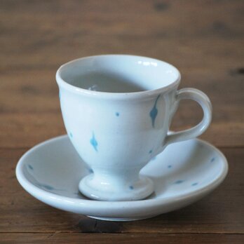 星屑のコーヒーカップの画像