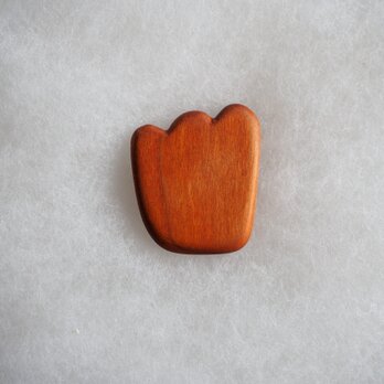 木のブローチ　-ohana-　[M]
