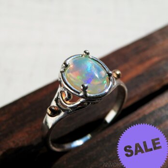 【SALE】エチオピア オパール・リング ＊ Opal Ring lの画像
