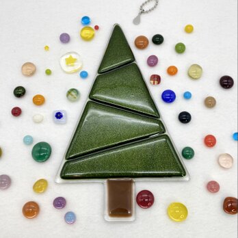 『自分で作るガラスのクリスマスツリーセット』Green②ライトアヴェンチュリングリーンの画像