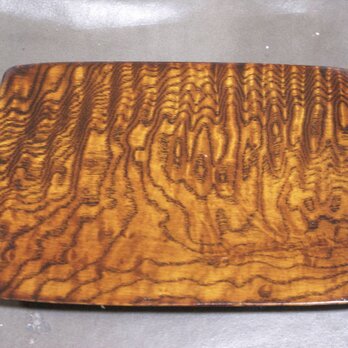 タモ拭漆木皿(たもふきうるしのきざら)  　 IM467の画像