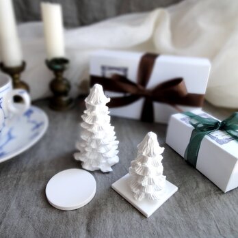【単品販売】アロマストーン ■ 小さなクリスマスツリー 立体 フィンランドの森の画像