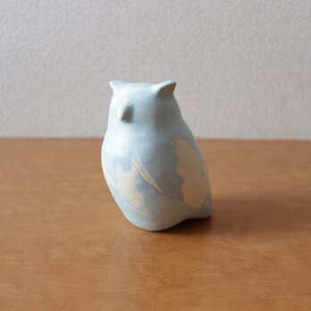 陶　彫刻　黄金律　シマフクロウ　絶滅危惧種　の画像