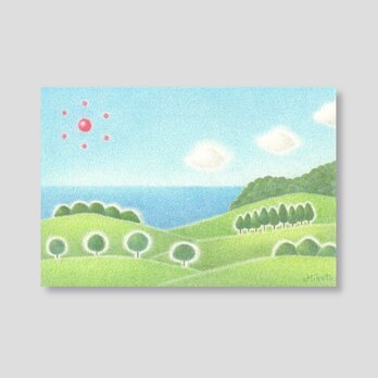 夏の思い出(ポストカード。5枚セット)の画像