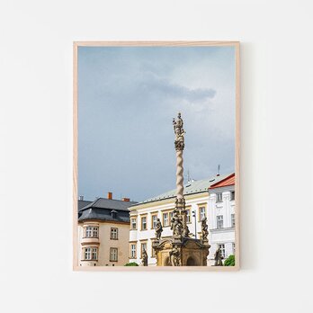 マリアンの円柱 / チェコ・プラハの景色 ヨーロッパ ポスター 写真 オールドタウンの画像