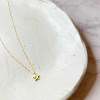 Tiny Star Necklace　Goldの画像
