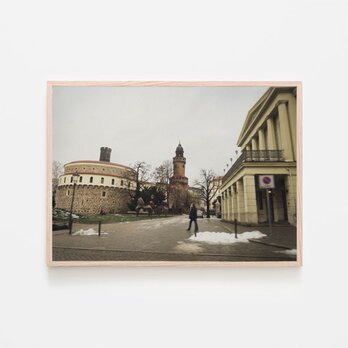 ドイツ、ゲルリッツの街並み / A3 アートポスター 風景写真 ヨーロッパ グランドブダペストホテル撮影ロケ地 横長の画像