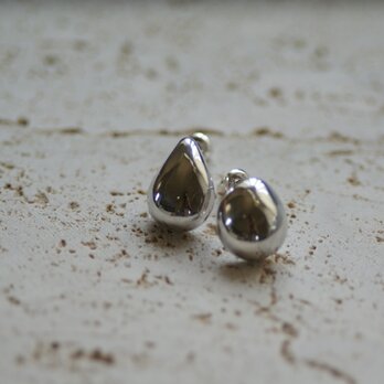 ＜受注オーダー＞one (bubble silver pierce）の画像