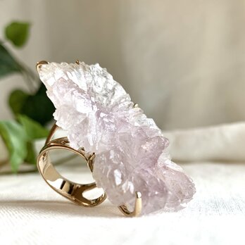 Snow flower Ring スノウフラワーリング K10 YGの画像