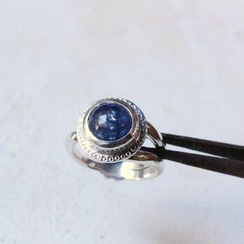 カイヤナイトのフリーリング silver