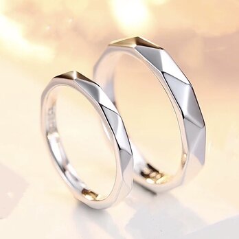 ✨NEW✨ペアリング【セット】 結婚指輪　S 925 シルバー　受注製作　リング　カップルの画像