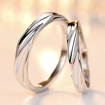 ペアリング【セット】 結婚指輪　S 925 シルバー　受注製作　リング　カップルの画像