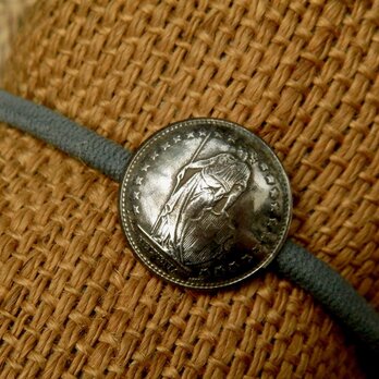 ＃H24 Switzerland Coin Hair Elasticの画像