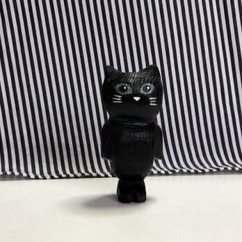 猫マグネット　黒猫の画像