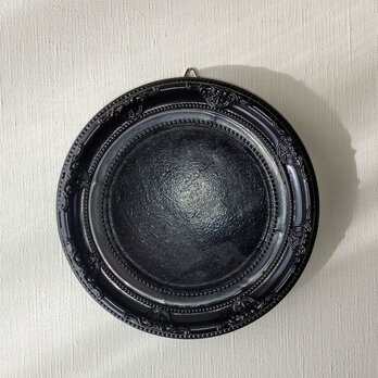 オブジェ「ブラック」丸形・直径12㎝・48gの画像