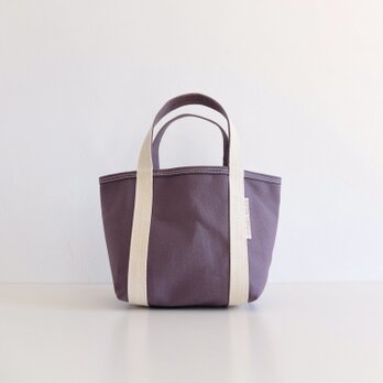 tote bag XS size スモーキーパープル（ハリのある帆布）の画像