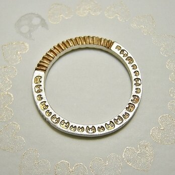 ailurophile ( mille±feuille )　2号～28号　猫 ハート 愛猫家 シルバー925 リング 重ねづけ