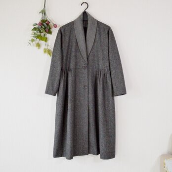 【L】2way衿外し可能ウール混ポケット付大人可愛いコート♪