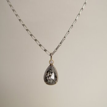 Ｋ18 ＷＧ・YG　Galaxy Diamond Necklaceの画像