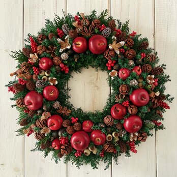 クリスマスリースD(30cm)