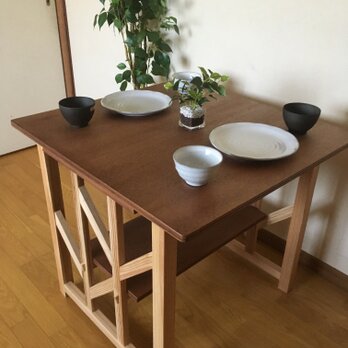 Forest 18 dining table for 2 people   木製ダイニングテーブル　2人用の画像