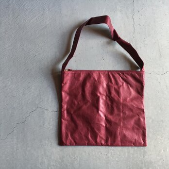 HORSE ZIP SHOULDER BAG  WINEの画像