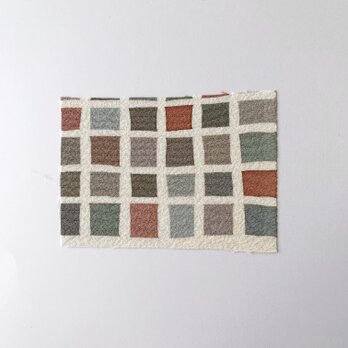 絹手染ハギレ小（11cm×7.5cm  いろいろ・茶系）の画像