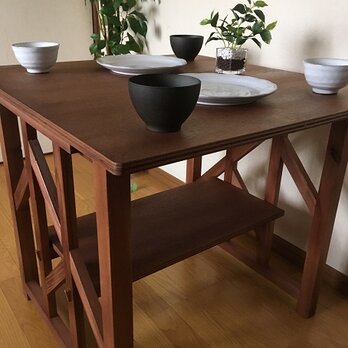 Region 06 dining table for 2 people   木製ダイニングテーブル　2人用　の画像