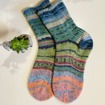 No.594 手編み靴下