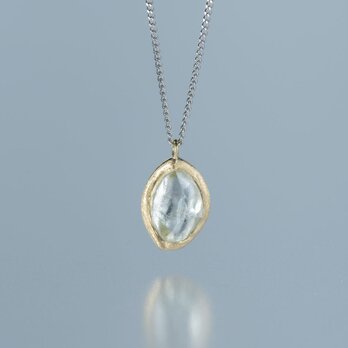 オーバルダイヤモンド原石　ネックレスの画像